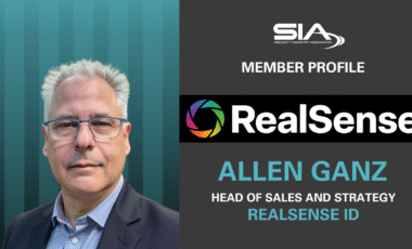 SIA Member Profile: RealSense Allen Ganz, head of sales, RealSense ID