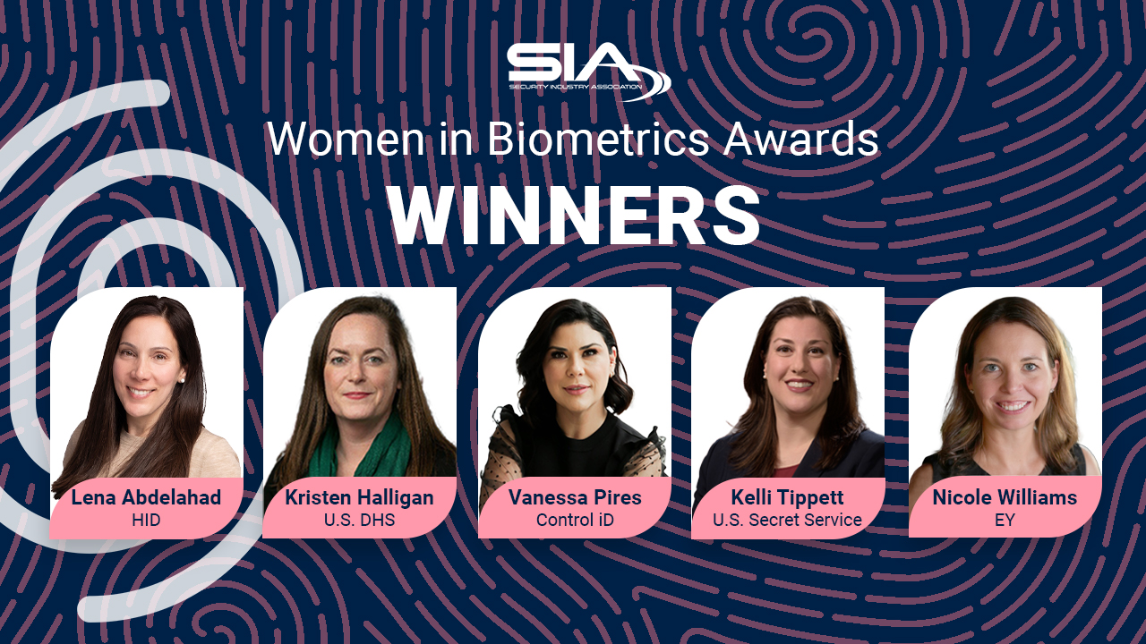 SIA Women in Biometrics Awards Winners