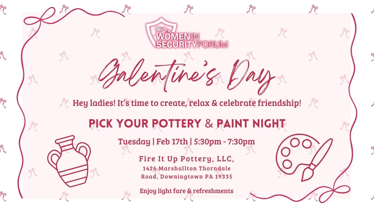 WISF AmbassadHER Downingtown: Galentine's Day Event Pick your pottery and paint night Feb. 17, 5:30 p.m., Fire It Up Pottery Downingtown, PA