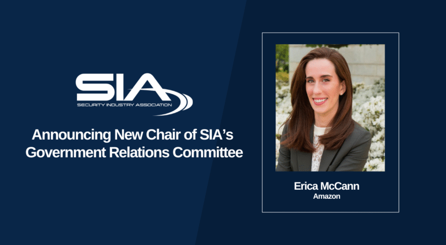 SIA Announcing New Chair of Government Relations Committee: Erica McCann, Amazon