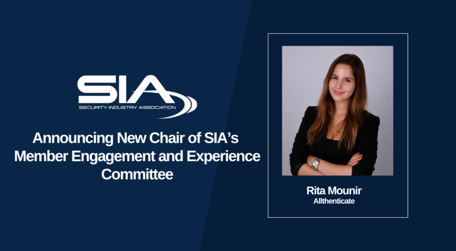 Announcing New Chair of SIA's Member Engagement and Experience Committee Rita Mounir, Allthenticate