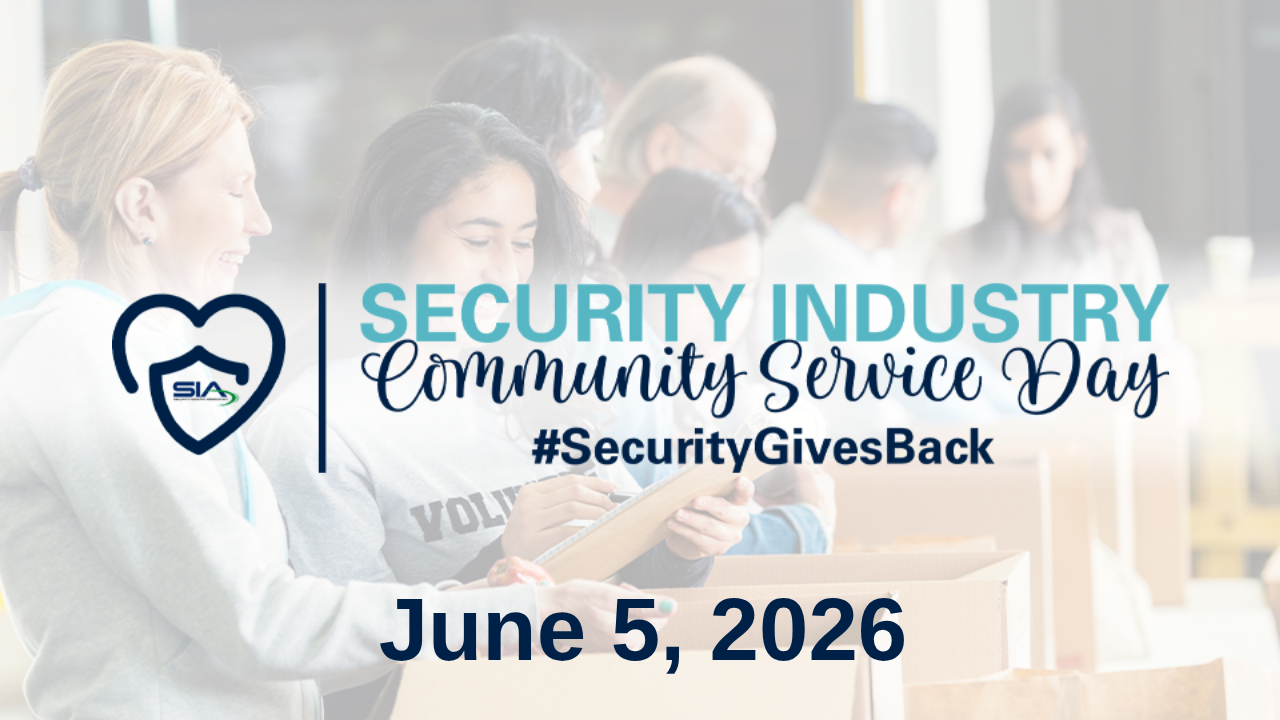 Security Industry Community Service Day #SecurityGivesBack June 5, 2026