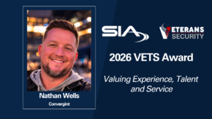 2026 VETS AWard Valuing Experience, Talent and Service Nathan Wells, Convergint