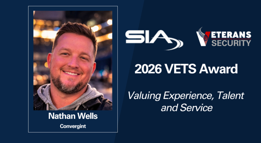 2026 VETS AWard Valuing Experience, Talent and Service Nathan Wells, Convergint