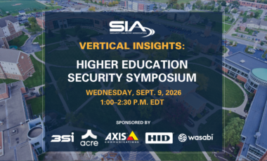 Vertical Insights Higher Education Security Symposium, Sept. 10, 2026, 1 p.m. EDT