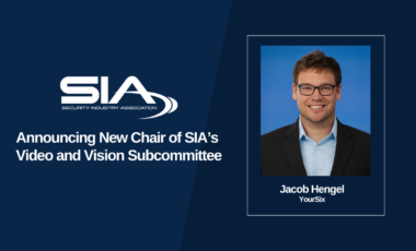 SIA Announcing New Chair of Video and Vision Subcommittee, Jacob Hengel