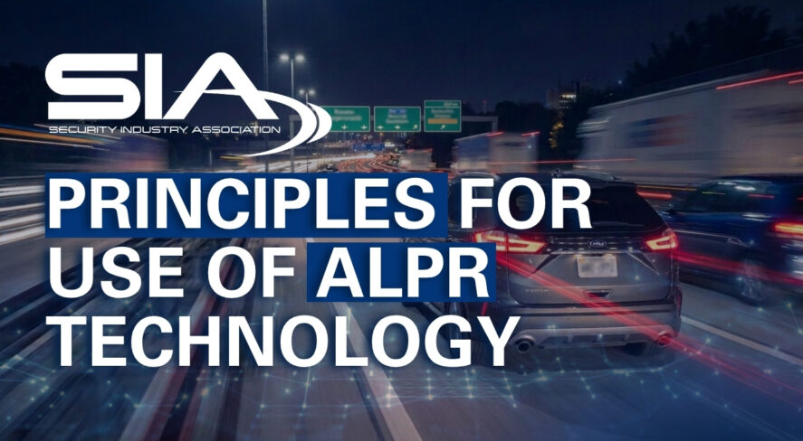 SIA principles for use of ALPR technology