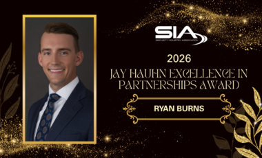 SIA 2026 Jay Hauhn Excellence in Partnerships Award: Ryan Burns